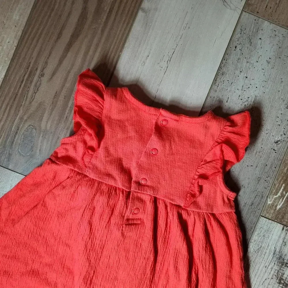 2pc Red Just One You made by Carter's Size 6m Gauze Baby Girl Outfit